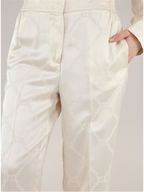 Pantaloni con Oval T jacquard TWINSET | TP2011/11748